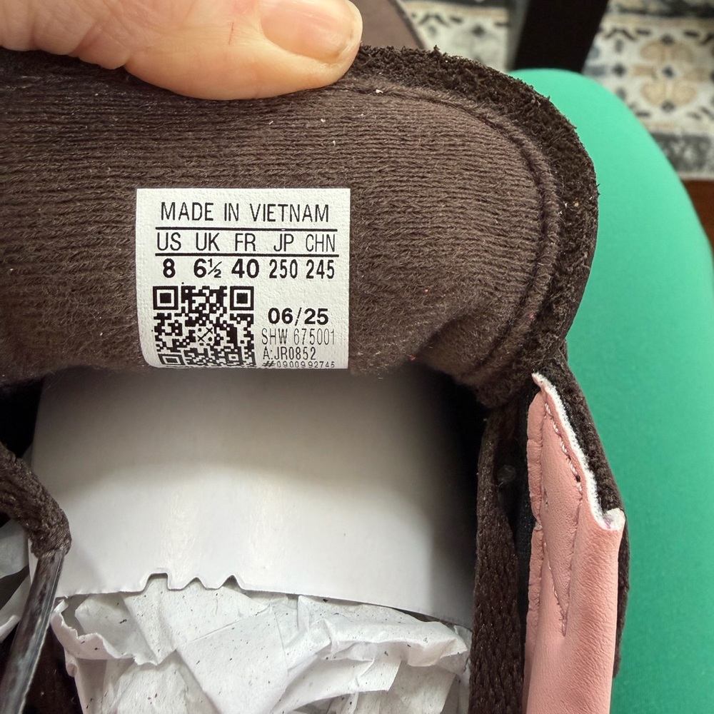Adidas Spezial Brown and Pink Sneakers - Picture 6 of 6